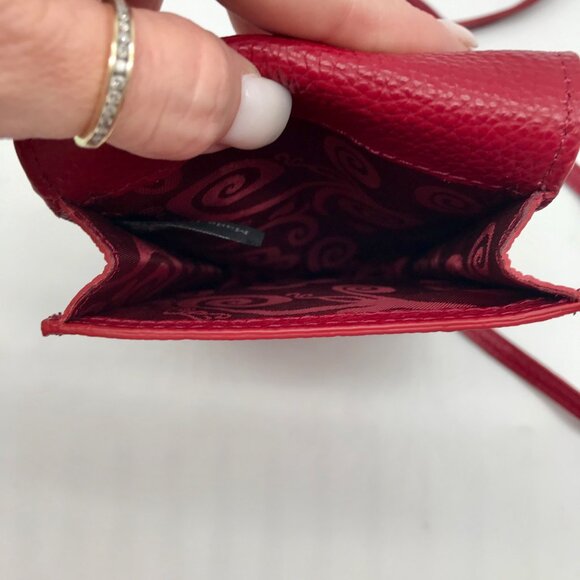 Brighton Red  Pebbled Leather Pretty Tough Rox Phone Organizer - Picture 10 of 11